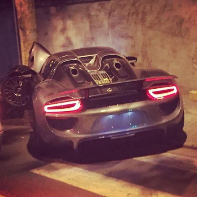 rozbite porsche 918 Spyder