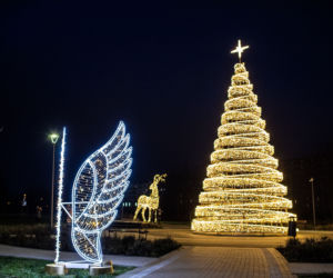 Finał „Świeć się z Energą”. Świąteczne iluminacje w Łomży [ZDJĘCIA]