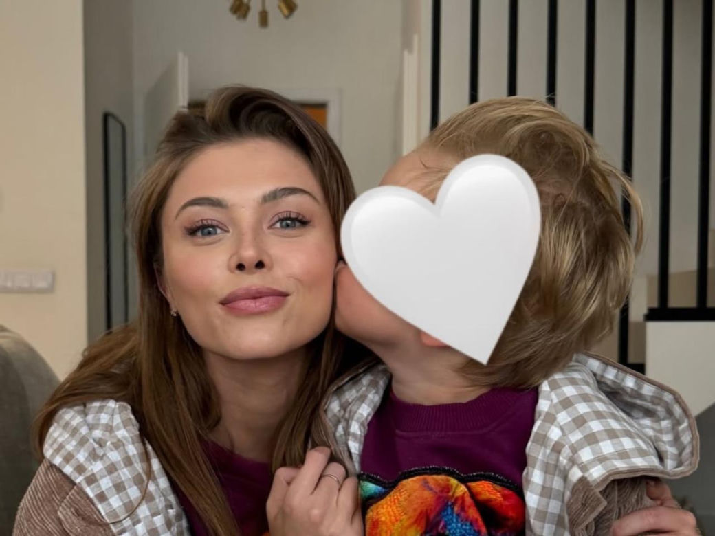 Joanna Opozda z synkiem Vincentem