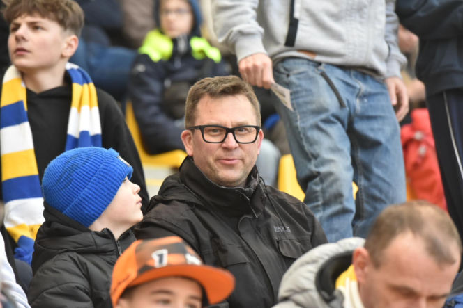 PRES Grupa Deweloperska Toruń - Stelmet Falubaz Zielona Góra, zdjęcia kibiców i zawodników ze sparingu na Motoarenie