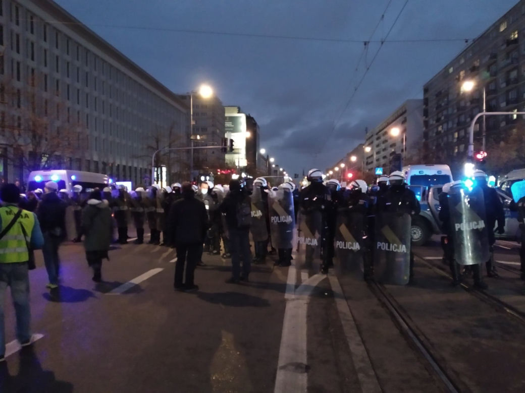 Strajk Kobiet w Warszawie 28.11.2020
