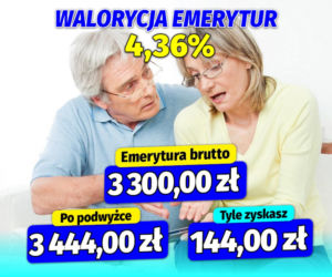 Waloryzacja 4,36 proc.