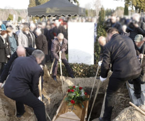 Pogrzeb fotoreportera Adama Chełstowskiego