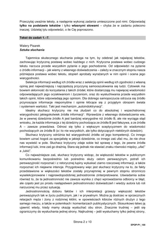 Matura próbna 2021: Polski. Odpowiedzi i arkusze sprawdzisz tutaj