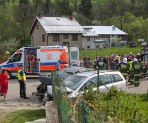 Wypadek w Łapszach Niżnych