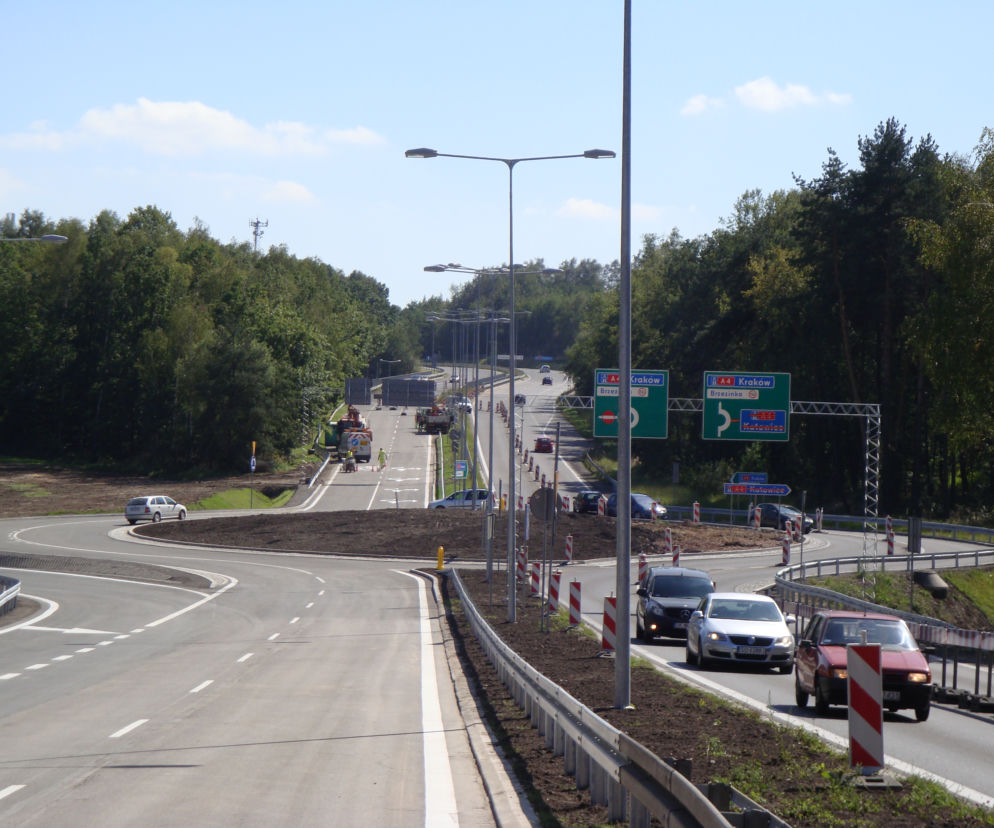 Otwarcie rozbudowanego węzła Mysłowice na A4 Katowice-Kraków