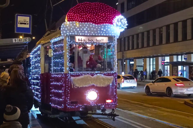 Świąteczne tramwaje w Szczecinie