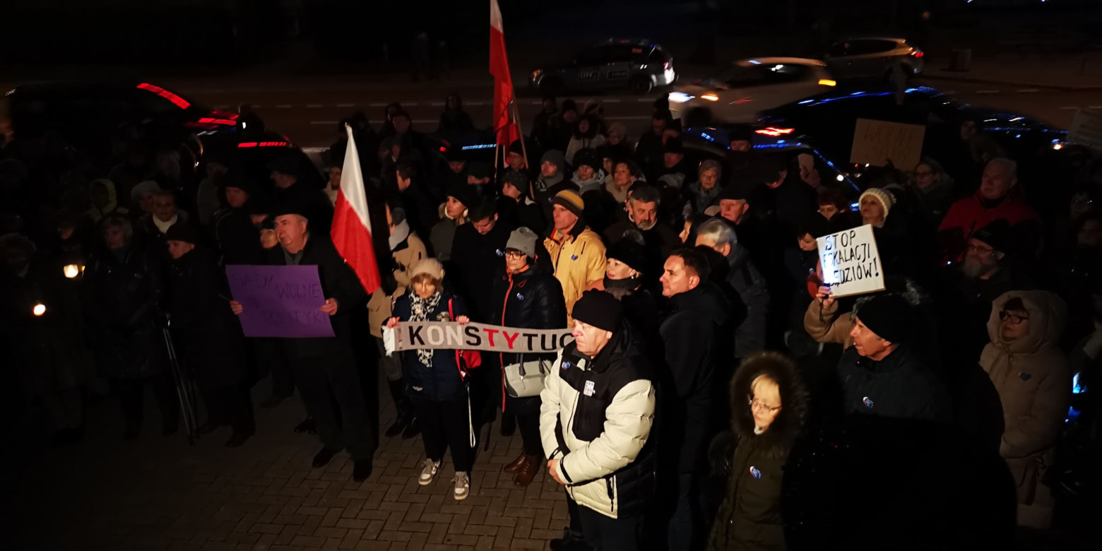 Solidarnie z Sędziami. Podlaski KOD protestował w Białymstoku