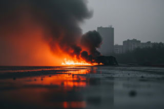 Pożar na Ursynowie. Co wywołało serię tajemniczych eksplozji?