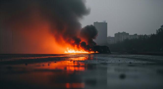 Pożar na Ursynowie. Co wywołało serię tajemniczych eksplozji?