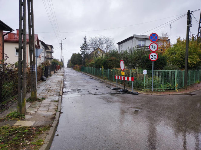 Ulica Mazowiecka w Siedlcach jest remontowana na dwóch różnych odcinkach