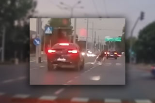 Zginąłby pod kołami, gdyby nie refleks kierowcy. Wszystko się nagrało