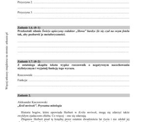 Matura poprawkowa język polski 2015 sierpień (poziom podstawowy)