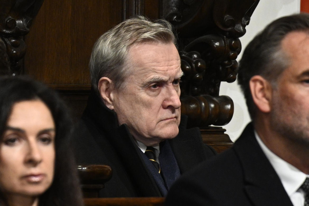 Msza za ofiary Smoleńska w Archikatedrze. Obecni Nawrocki i Kaczyńska
