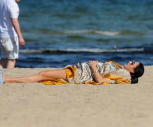 Kayah zadała szyku na plaży