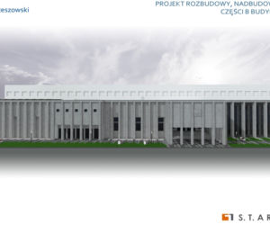 Projekt przebudowy budynku Uniwersytetu Rzeszowskiego