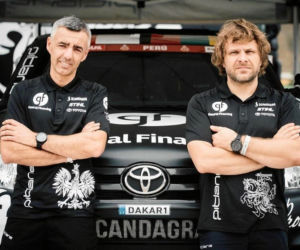 Sebastian Rozwadowski i Benediktas Vanagas (Rajd Dakar 2019)