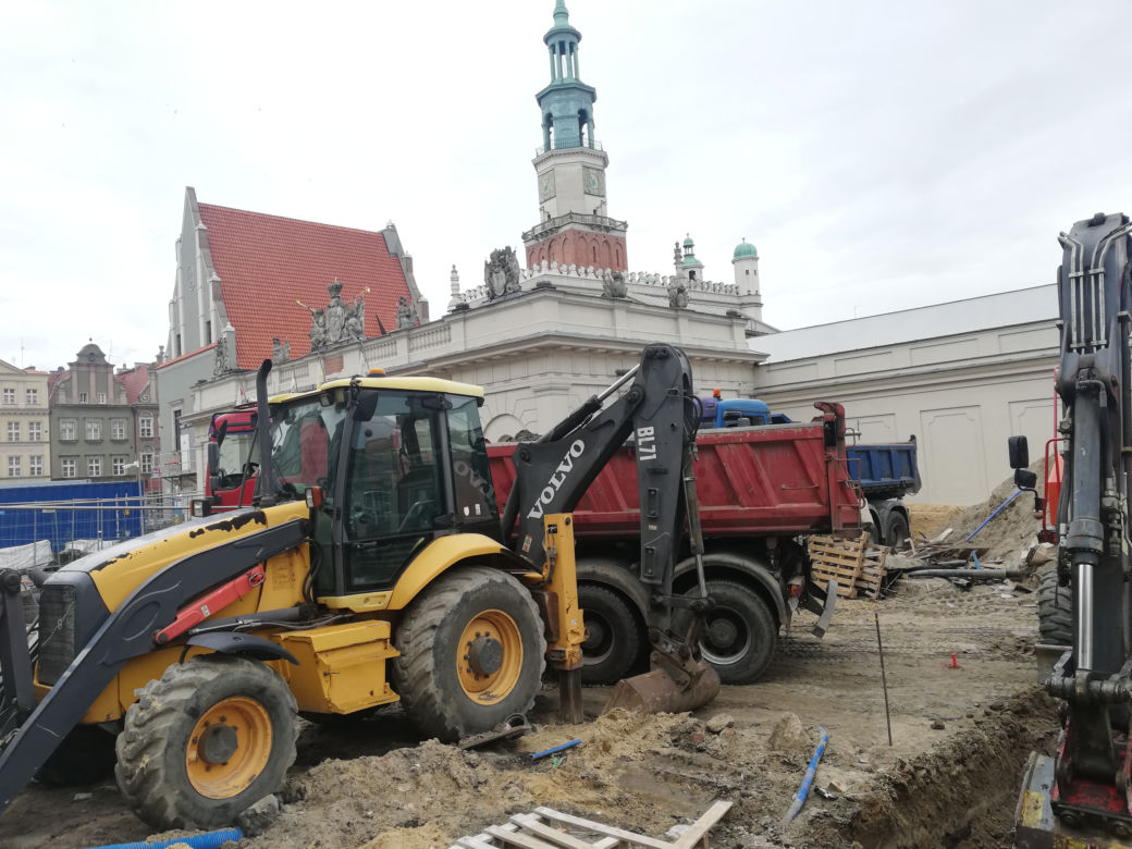 Trwa remont Starego Rynku w Poznaniu. Tak wygląda obecnie [13.07.2023]