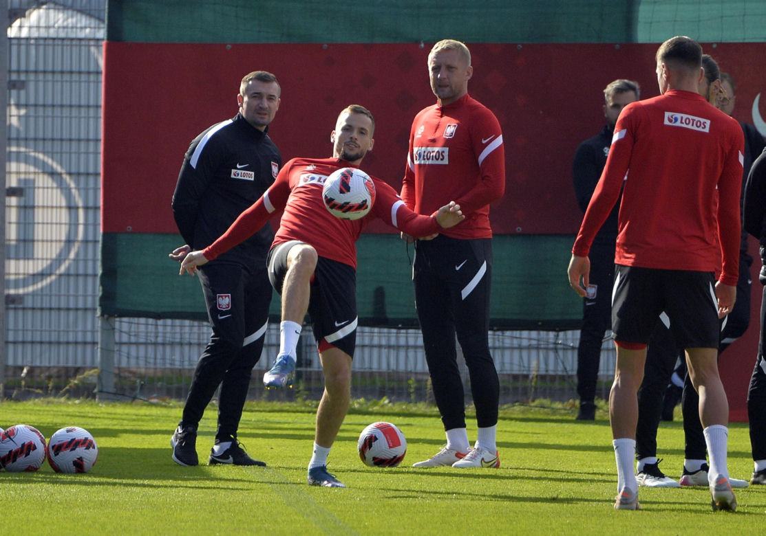 Trening reprezentacji na stadionie Legii