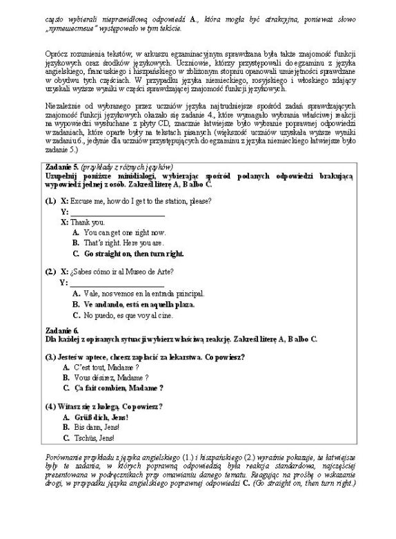 Wyniki egzaminu gimnazjalnego 2014 - wstępny raport CKE