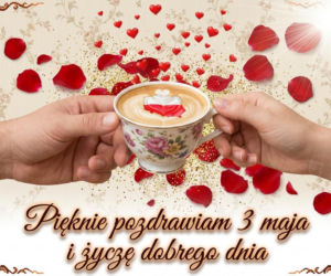 kartka na dzień dobry 3 maja