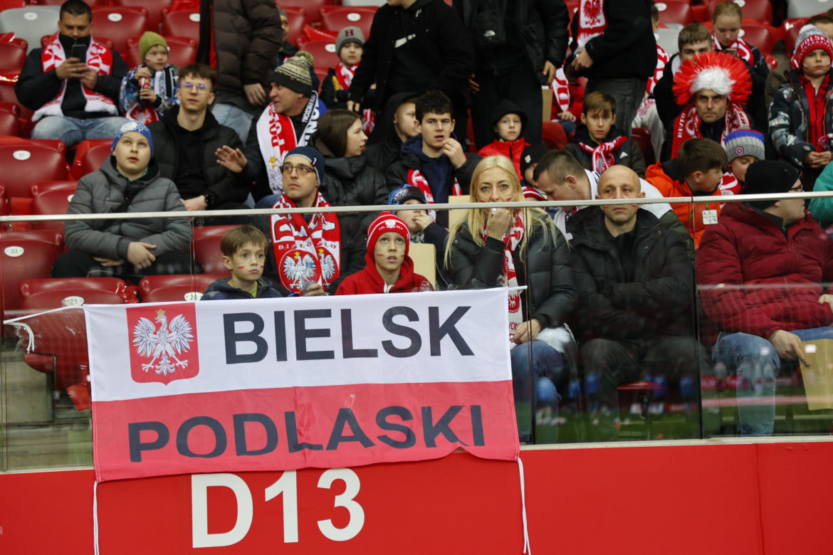 Kibice na meczu Polska - Estonia. Zdjęcia z trybun [21.03.2024]