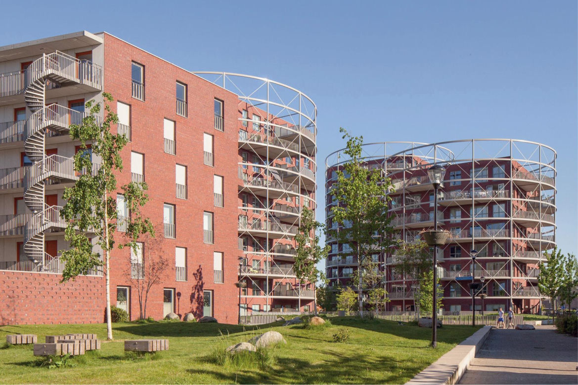Domy jak gazometry - Villa Industria w Hilversum