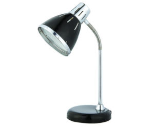 Lampa biurkowa czarna Agata Meble