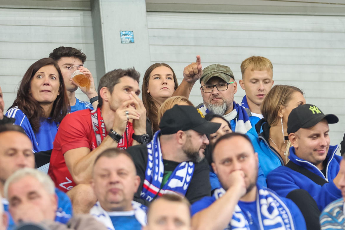 Kibice na meczu Ruch Chorzów - Stal Mielec