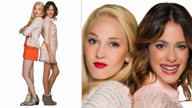 Violetta 2 sezon. Violetta (Martina Stoessel), Ludmila (Mercedes Lambre)