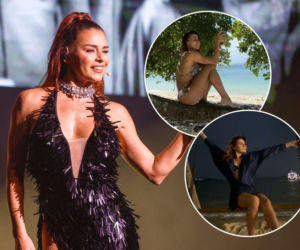 Natasza Urbańska uciekła przed zimnem. Zrzuciła ciuszki i odsłoniła wysportowane ciało