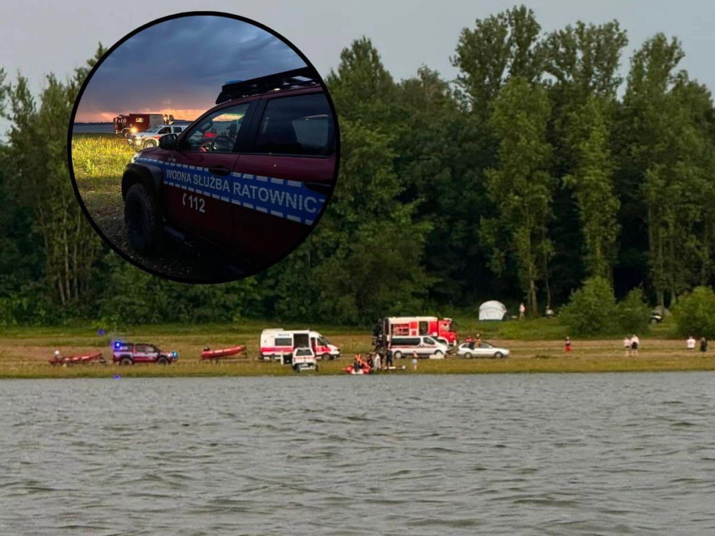 Akcja ratunkowa na zalewie Mietkowskim