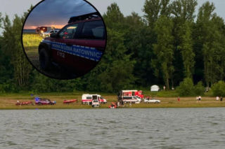 WOPR uratował jedną osobę, druga zaginęła. Trwa akcja na Zalewie Mietkowskim