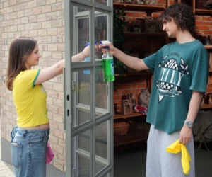 Barwy szczęścia, odc. 3293. Ewa (Gabriela Ziembicka), Romeo (Jacek Tyszkiewicz)