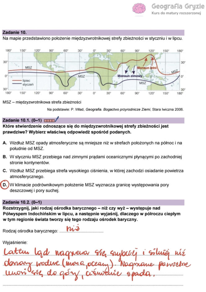 Matura próbna 2026: geografia rozszerzona - wszystkie odpowiedzi do arkusza CKE 15.01.2026