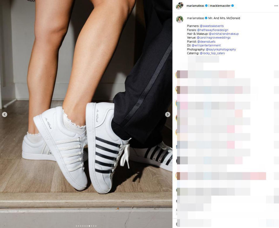 Ślub Mackenzie McDonald i Maria Mateas