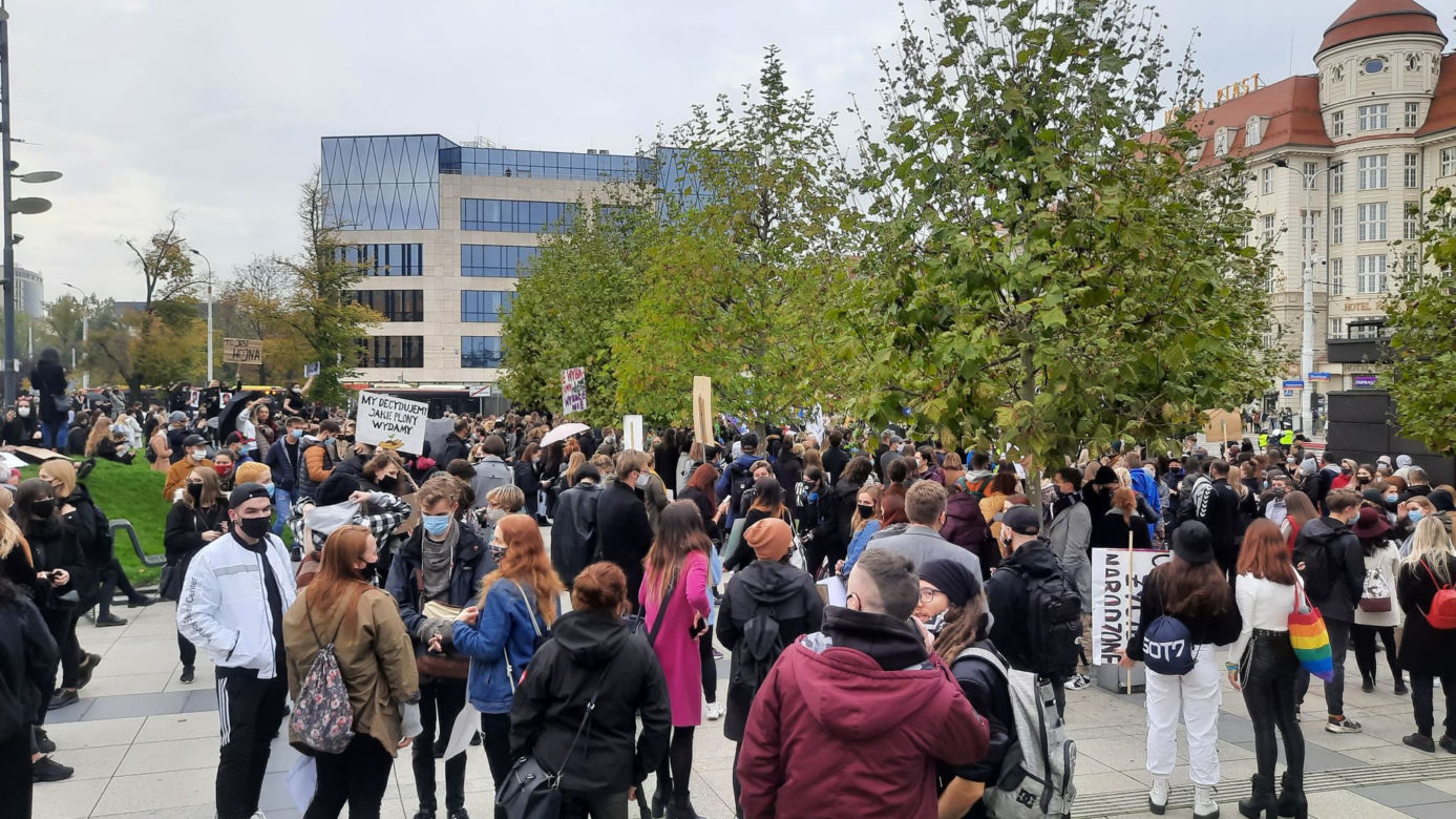 Strajk Kobiet we Wrocławiu. Protest przeciw zakazowi aborcji