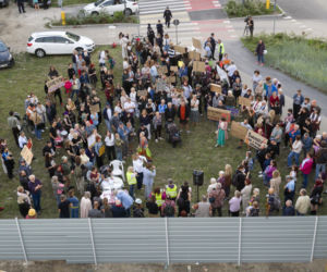 Protest w Piasecznie przeciwko Data Center