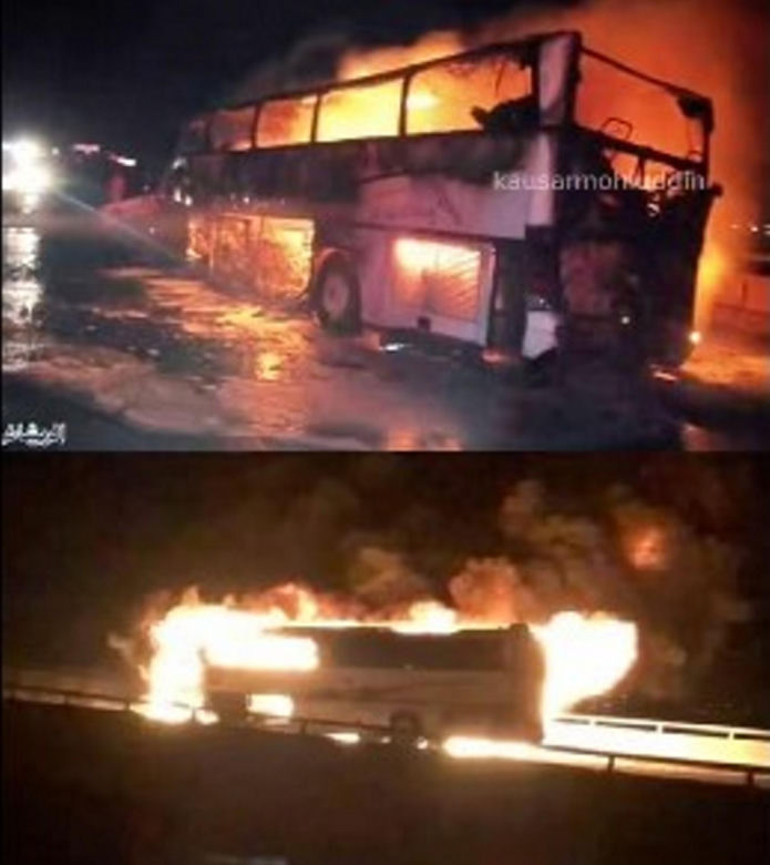 Piekło pielgrzymów! 45 osób spłonęło w autokarze. "Ginęli całymi rodzinami". Przeżyła jedna osoba
