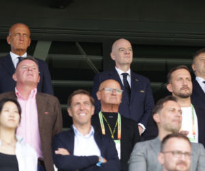 Cezary Kulesza wita Gianniego Infantino
