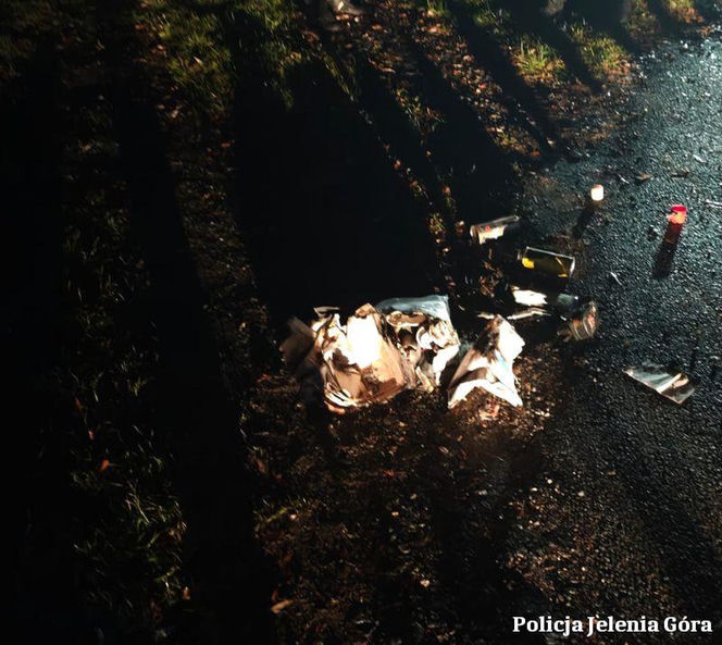 Jelenia Góra. Eksplozja ładunku wybuchowego własnej konstrukcji. 36-latek zatrzymany