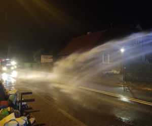 Bilans nawałnicy w Nowym Sączu i Łącku. Zalane zostały 42 budynki 