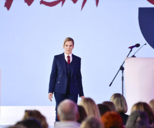 Marta Nawrocka w garniturach