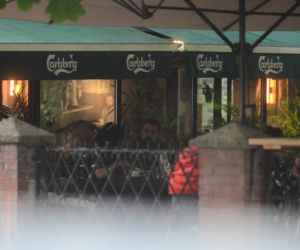 Tomasz Sekielski w restauracji Mozaika