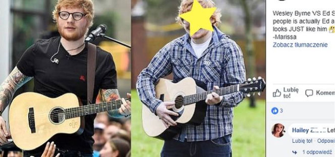 Ed Sheeran ma sobowtóra - rozpoznasz, który z nich jest prawdziwy? 