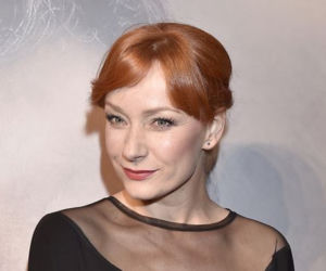 Magdalena Walach na premierze filmu Ziarno prawdy