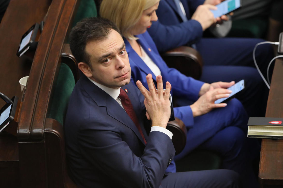 Andrzej Domański (KO) na urząd ministra finansów.