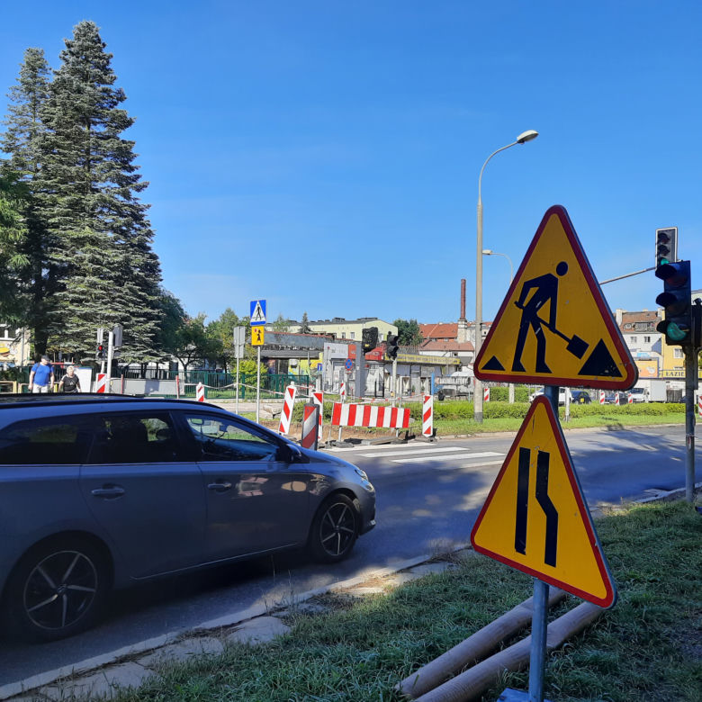 Olsztyn. Utrudnienia w centrum nie tylko na Piłsudskiego. Ruszył remont Kętrzyńskiego 