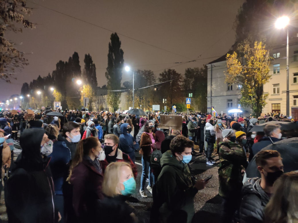 Wielki protest pod domem Kaczyńskiego
