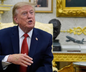 Prezydent USA Donald Trump uciszał w poniedziałek dziennikarkę CNN Kristen Holmes